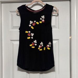Disney Black Mickey Mouse Graphic Tank Top
